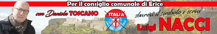 Scrivi -Luigi Nacci- per Consiglio comunale Erice