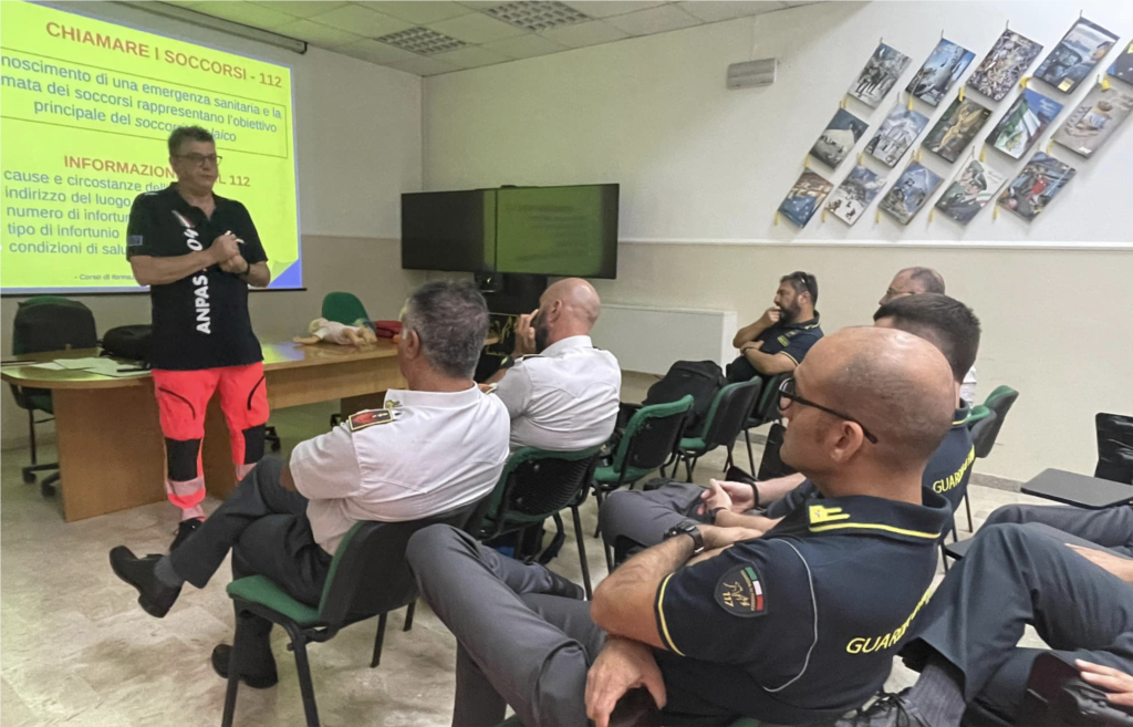 Trapani: Corso di Primo Soccorso per i Militari della Guardia di Finanza grazie ad Anpas Sicilia