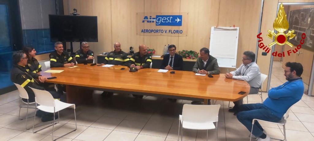 Si rafforza l'intesa tra Aeroporto di Trapani e Vigili del Fuoco. Previsti 3 milioni di euro di investimenti