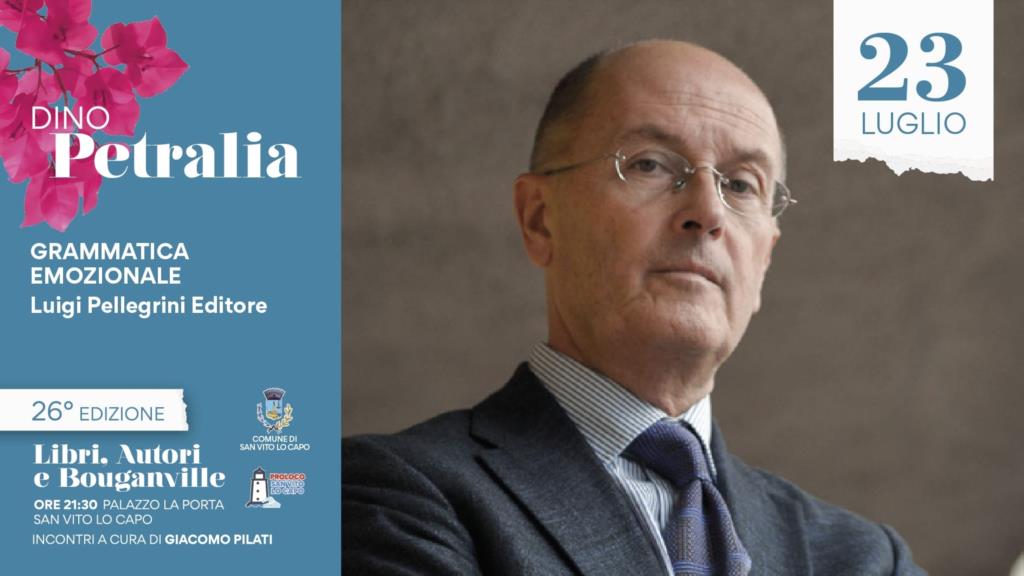 A San Vito Lo Capo la presentazione del libro di Dino Petralia “Grammatica emozionale”