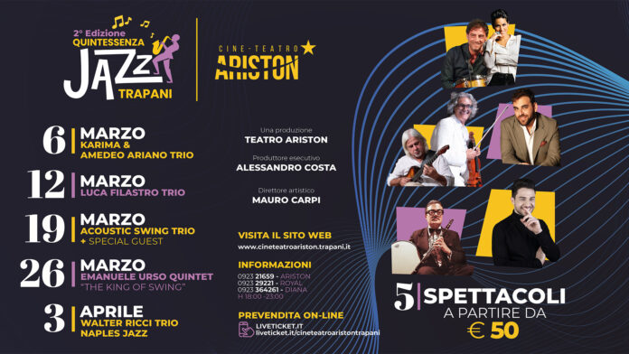 Quintessenza jazz Trapani all'Ariston