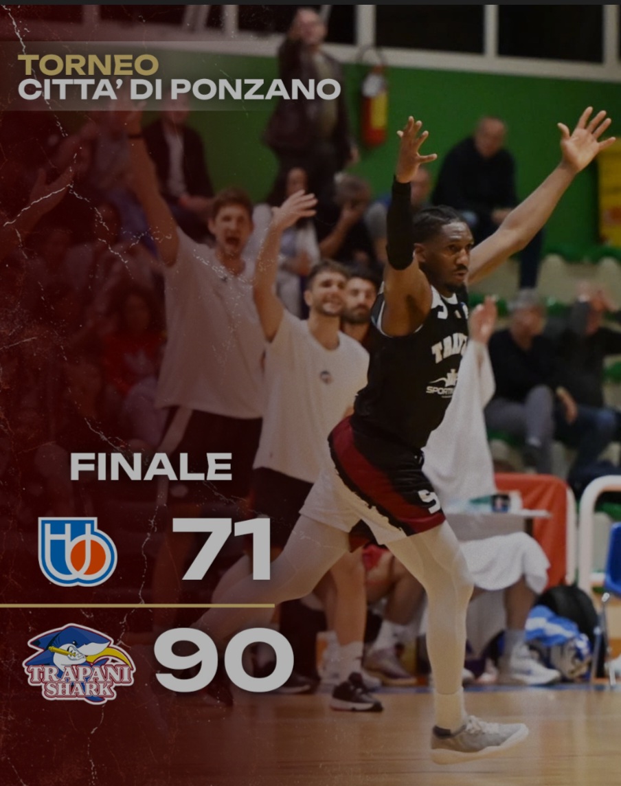 Trapani Shark: vittoria in finale nel torneo 