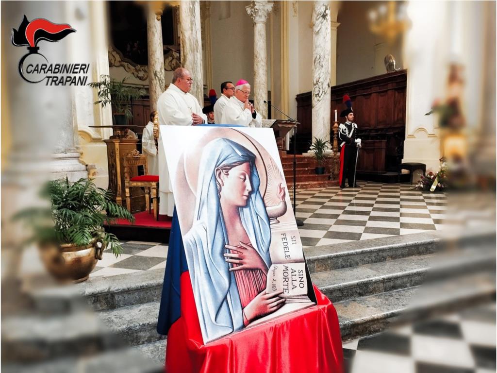 A Trapani le celebrazioni della Virgo Fidelis, celeste Patrona dell'Arma dei Carabinieri